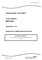 MAT1503 Tutorial 101.pdf